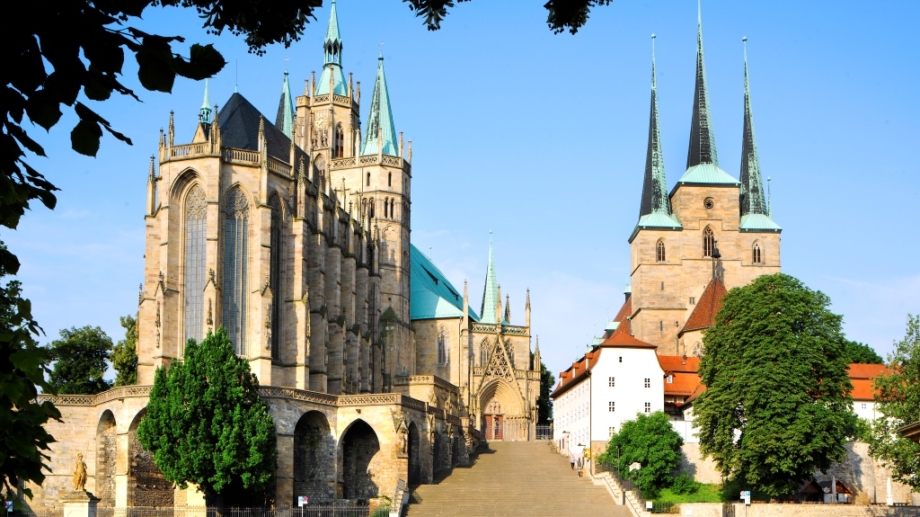 © Erfurt Tourismus und Marketing GmbH (ETMG), Foto: ETMG Der Dom mit Domplatz in Erfurt © Erfurt Tourismus und Marketing GmbH (ETMG), Foto: ETMG