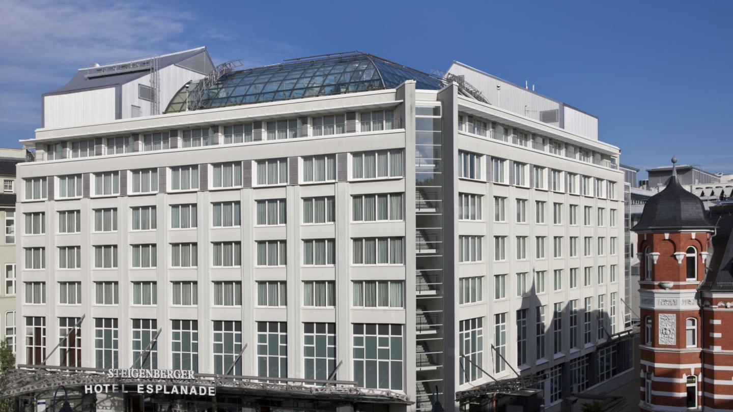 Steigenberger Esplanade Hotel Jena, Außenansicht © Deutsche Hospitality, Foto: unbekannt Außenansicht des Steigenberger Esplanade Jena © Deutsche Hospitality, Foto: unbekannt