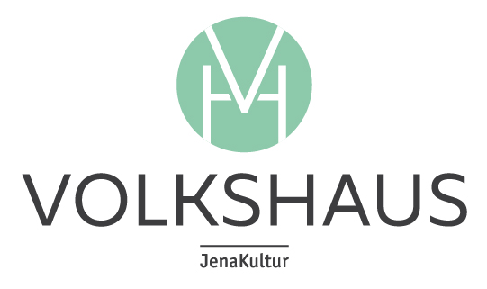 Logo Volkshaus Jena - Mitglied der Tagungsallianz Jena Logo Volkshaus Jena © JenaKultur