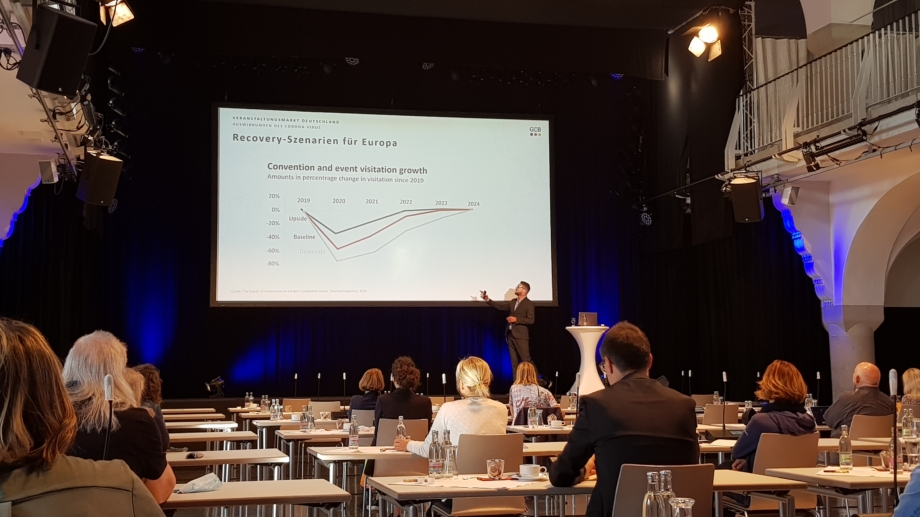 ©JenaKultur, Foto: Maja Haufe Präsentation des GCB zur Zukunft der Tagungsbranche ©JenaKultur, Foto: Maja Haufe