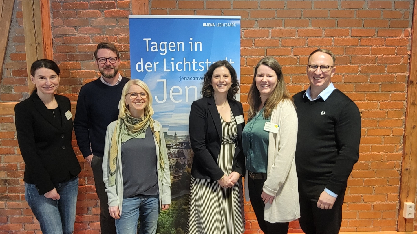 Jena Convention Bureau mit Convention Bureau Thüringen und German Convention Bureau@JenaKultur_Foto: Ronny Pietsch