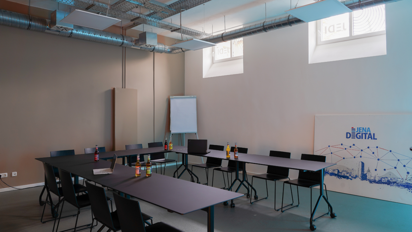 Raum I in der unteren Ebene des JEDI Jena ©JenaDigital_Foto Ziyad Shahadeh